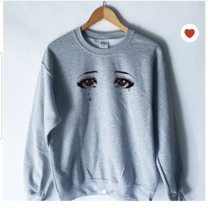 Anime sweatshirt brand new from etsy
